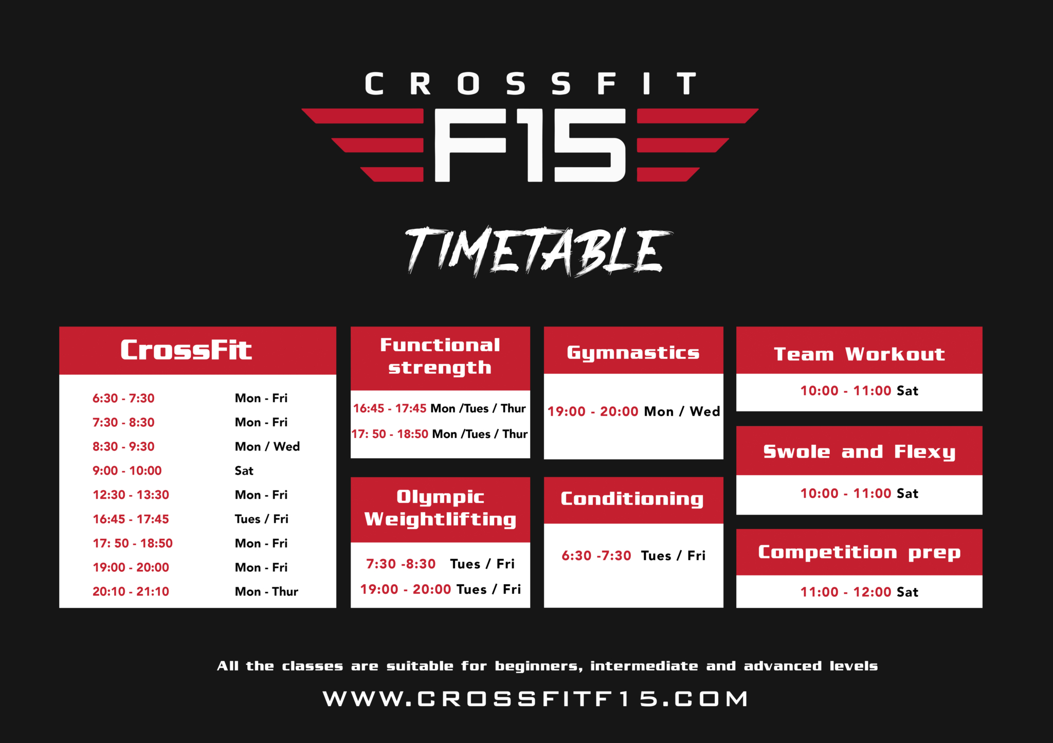 CrossFit Malta & Gym Center We are 1 Fitness CrossFit F15